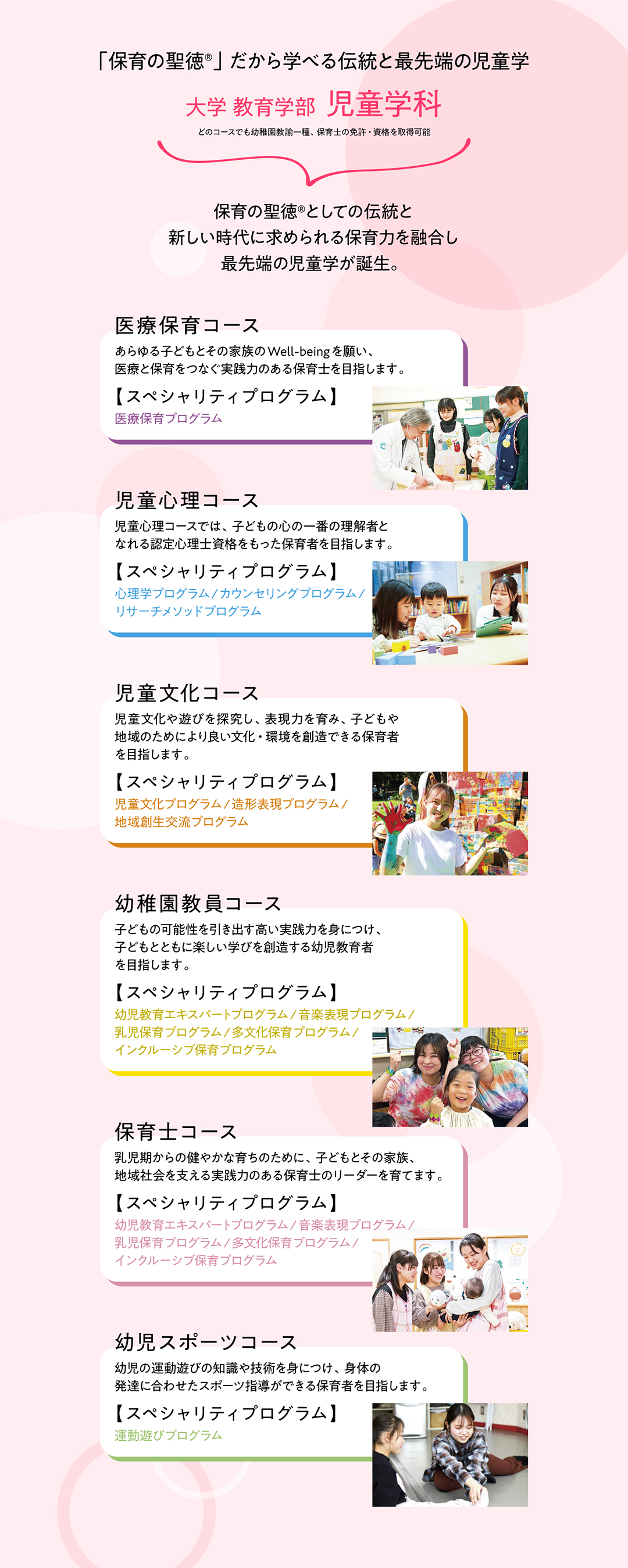 大学 教育学部 児童学科